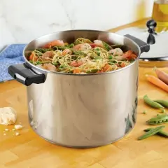 Farberware Classic Series 8qt Stainless Steel Stockpot with Lid Silver