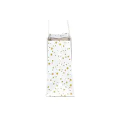 XL Vogue Gift Bag Star on Cream - Spritz&trade;: Large Off-White Paper Bag for All Occasions, 12" H x 16" W x 6" D