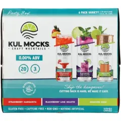 Kul-Mocks Cocktails - Case of 4 - 6 cans/12 fl oz.
