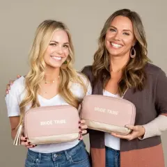 Bride Tribe Cosmetic Bag Faux Leather
