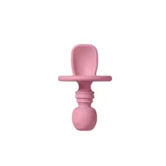 SARO &ldquo;Nordic&rdquo; Training Utensil Set: Silicone Ergonomic Spoon & Fork for Baby-Led Weaning & Self-Feeding | Anti-Choke Design