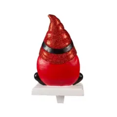 Kurt S. Adler Resin Gnome Stocking Holder, Multicolored, 10-Inch