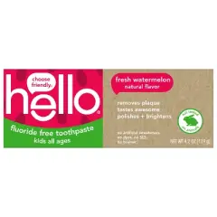 hello Kids' Fluoride Free Toothpaste - Watermelon - 4.2oz