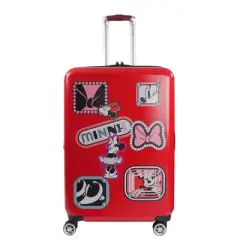 Disney Ful Minnie Mouse Patch 29 in spinner luggage, Red