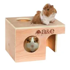 A&E Cage Company Guinea Pig, Rabbit, Gerbil, Mouse, Chinchilla, Ferret, Rat, Hamster Large Hut Tunnel