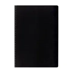 Clairefontaine Classic Wirebound Notebooks, 8 1/4 In. X 11 3/4 In., Ruled With Margin, Black Cover, 50 Sheets