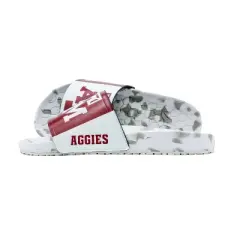 NCAA Texas A&M Aggies Slydr Pro White Sandals - Red M12/W14