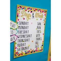 Teacher Created Resources&reg; Confetti Calendar Bulletin Board Display