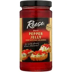 Reese Pepper Jelly Hot with Red Jalapeno - Case of 6 - 10oz