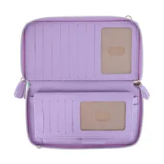 Buxton Women's Watercolor Garden Printed Vegan Leather Organizer Wallet