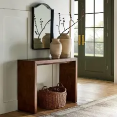 Ogden Burled Wood Console Table - Threshold&trade; designed with Studio McGee