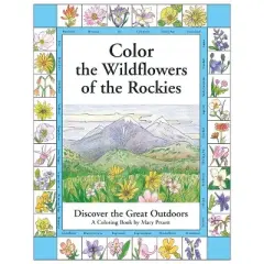 Color the Wildflowers of the Rockies - (Pruett) (Paperback)