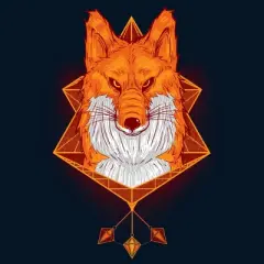 Men's Design By Humans Firefox Stare By sayahelmi Tank Top