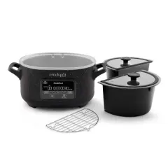 Crock-Pot 8qt MultiMeal Programmable Slow Cooker Speckled Black