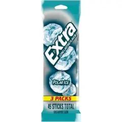 Extra Sugar-Free Polar Ice Gum Multipack - 15ct/3pk