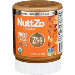 Nuttzo Power Powerfuel Seed Butter Smooth Organic - Case of 6 - 12 oz