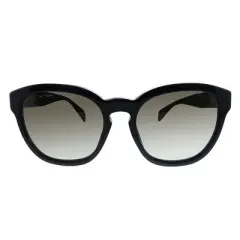 Prada PR 17RS 1AB0A7 Womens Square Sunglasses Black 53mm