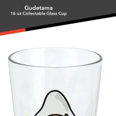 Se7en20 Gudetama Lazy Egg Laying Face Down 16oz Glass