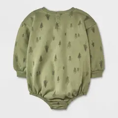 Grayson Collective Baby Boys' Bubble Romper - Green