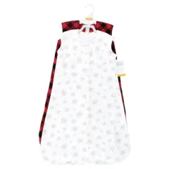 Hudson Baby Infant Girl Thermal Sleeveless Sleeping Bag 2pk, Snowflake