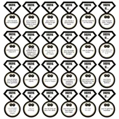 Big Dot of Happiness Drink If Game - Vegas Before Vows - Las Vegas Bridal Shower or Bachelorette Party Game - 24 Count