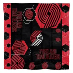 NBA Portland Trail Blazers Hexagon Comforter Set