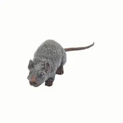 Fun World 1 ft Gray Latex Sewer Rat Decoration - Gray