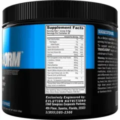 Evlution Nutrition Trans4orm - Thermogenic Fat Burner - Blue Raz - 30 Servings
