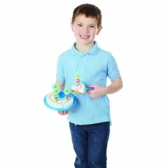 Melissa & Doug Mickey Mouse Wooden Pizza and Birthday Cake Set (32pc) - Play Food