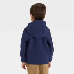 Toddler Boys' Full Zip Softshell Jacket - Cat & Jack&trade; Navy Blue