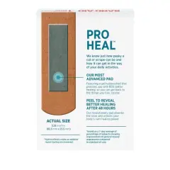 Band-Aid Brand Pro Heal Adhesive Bandages with Hydrocolloid Gel Pads - 10 ct
