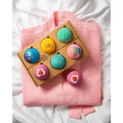 LifeAround2Angels Fruit Scented Bath Bomb Gift Set - 6pk