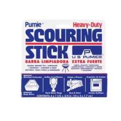 US Pumice Pumie Heavy Duty Scouring Stick For Bath/Toilet 6 in. L 1 pk (Case of 12)