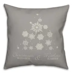 Creative Products Snowflake Christmas Tree 18 x 18 Indoor / Outdoor Pillow