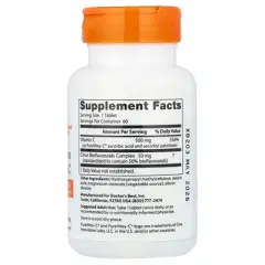Doctor's Best High Absorption Vitamin C, 60 Tablets