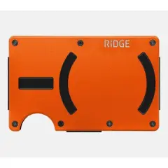 Ridge Wallet for Magsafe - Basecamp Orange - Cash Strap