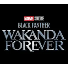 Women's Black Panther: Wakanda Forever Metallic Movie Logo T-Shirt