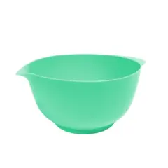 Lexi Home 4-Piece Nested Plastic Mixing Bowl Set with Non-Skid Base