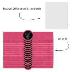 Big Dot of Happiness Girls Night Out - DIY Party Supplies - Bachelorette Party DIY Wrapper Favors & Decorations - Set of 15