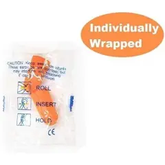 Quality Plugs - 50 Pair Foam Ear Plugs NRR 32dB Noise Cancelling Soft