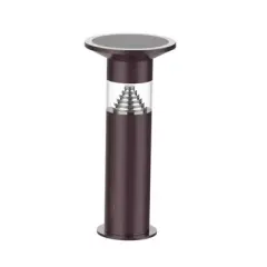 Feit Electric OneSync Oil Rubbed Bronze Bronze Solar Powered 40 W LED Bollard Light 1 pk