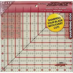 Sullivans The Cutting EDGE Frosted Ruler-9-1/2"X9-1/2"