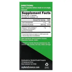 Keto Science Keto Sugar Relief with Prenulin, 60 Capsules