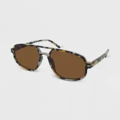 Tortoise Print Aviator Sunglasses - Wild Fable&trade; Brown