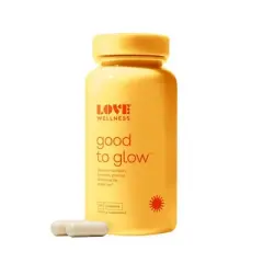 Love Wellness Good to Glow Dietary Supplements for Brighter and Glowing Skin - 60ct