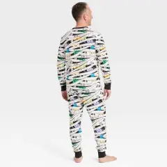 Men's Glow-In-The-Dark Mummy Halloween Matching Family Pajama Set - Hyde & EEK! Boutique&trade; White