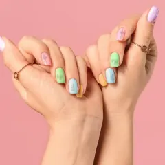 Unique Bargains Colorful Nail Art Stamp YH-024 Silver Tone 1 Pc