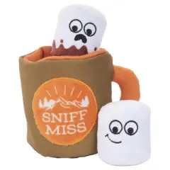 Bark Multicolored Plush Sniff Miss Dog Toy 1 pk (Case of 3)
