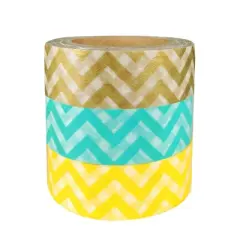 Wrapables Sea Breeze Retro Japanese Masking Tape Washi Tape, Set of 3