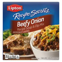 Lipton Recipe Secrets Beefy Onion Soup & Dip Mix - 2.2oz/2pk
